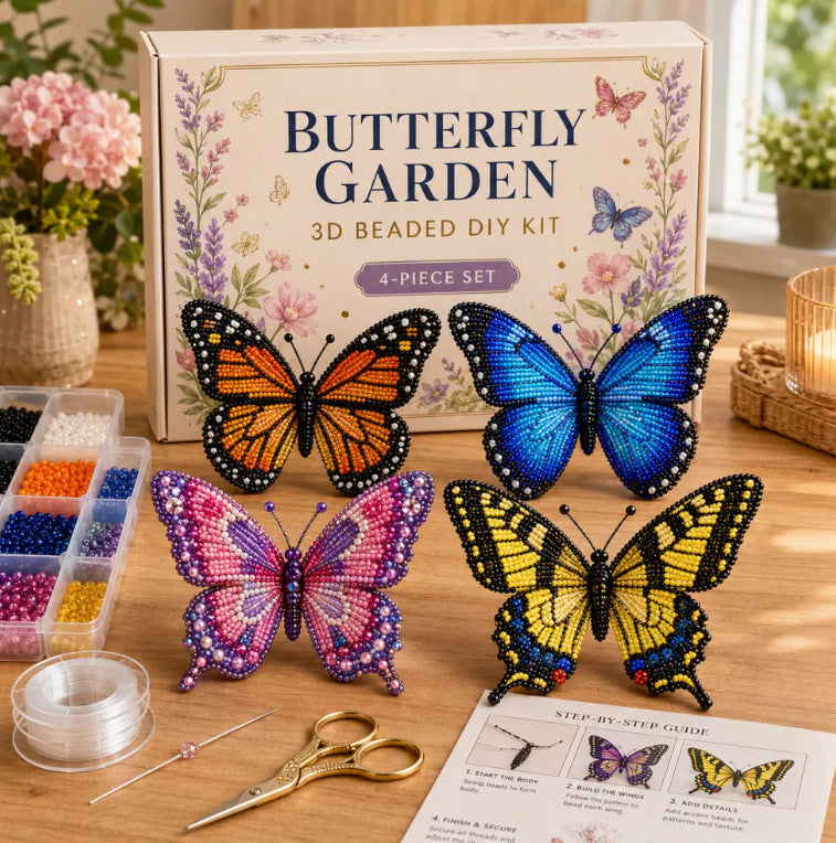 🧵🐦 3D Beaded Animal DIY Kit | Perfect Gift for Craft & Animal Lovers ✨