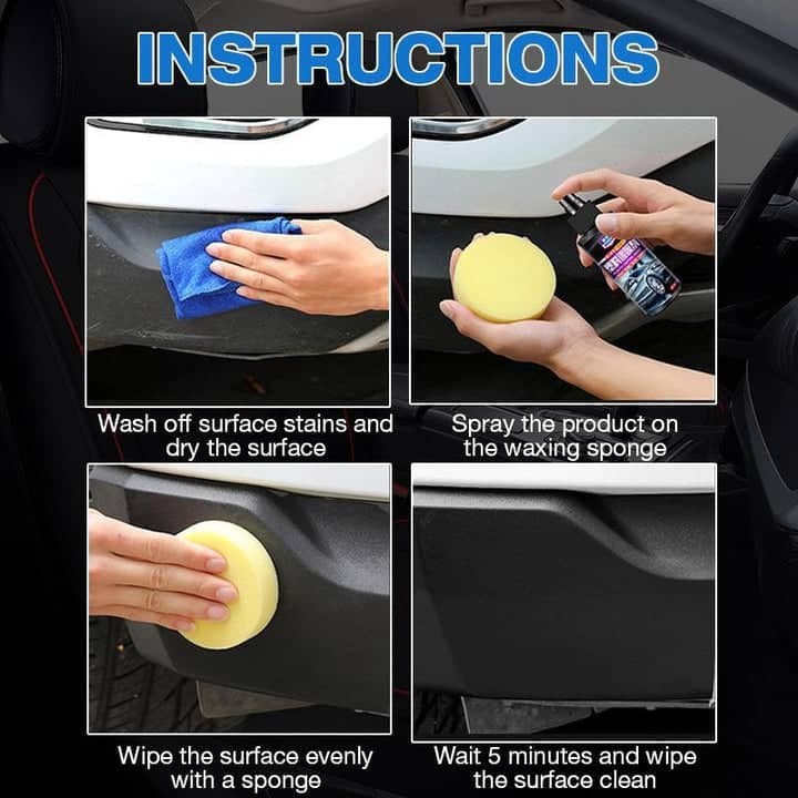 🔥 🔥 Car Interior Leather and Plastic Coating Agent📌Buy 2 Get 1 Free⏰30% OFF Today Only