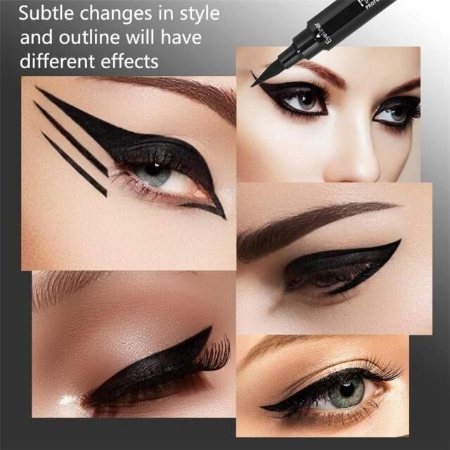 🔥Hot Selling!Double-headed wing seal eyeliner
