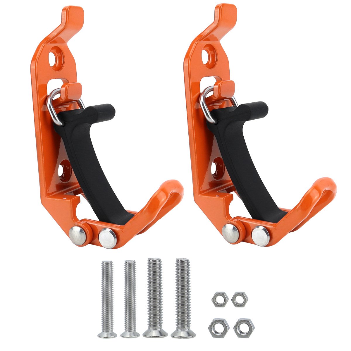 🛠️Metal Rubber Shovel Mount for Roof Rack & Truck Bed🔩Truck Jeep Offroad Roof Rack Axe Shovel Mount⚙️ Quick Fist Mounting Clamps