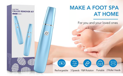 💕👣 Mother’s Day Rechargeable Electric Callus Remover | 3 Speeds F&R Rotation Foot Care