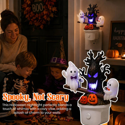 🎃👻Animated Seesaw Ghost Plug In LED Night Light