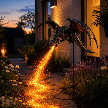 🔥LAST DAY 49% OFF - 🔥Solar Dragon Fire Garden Light