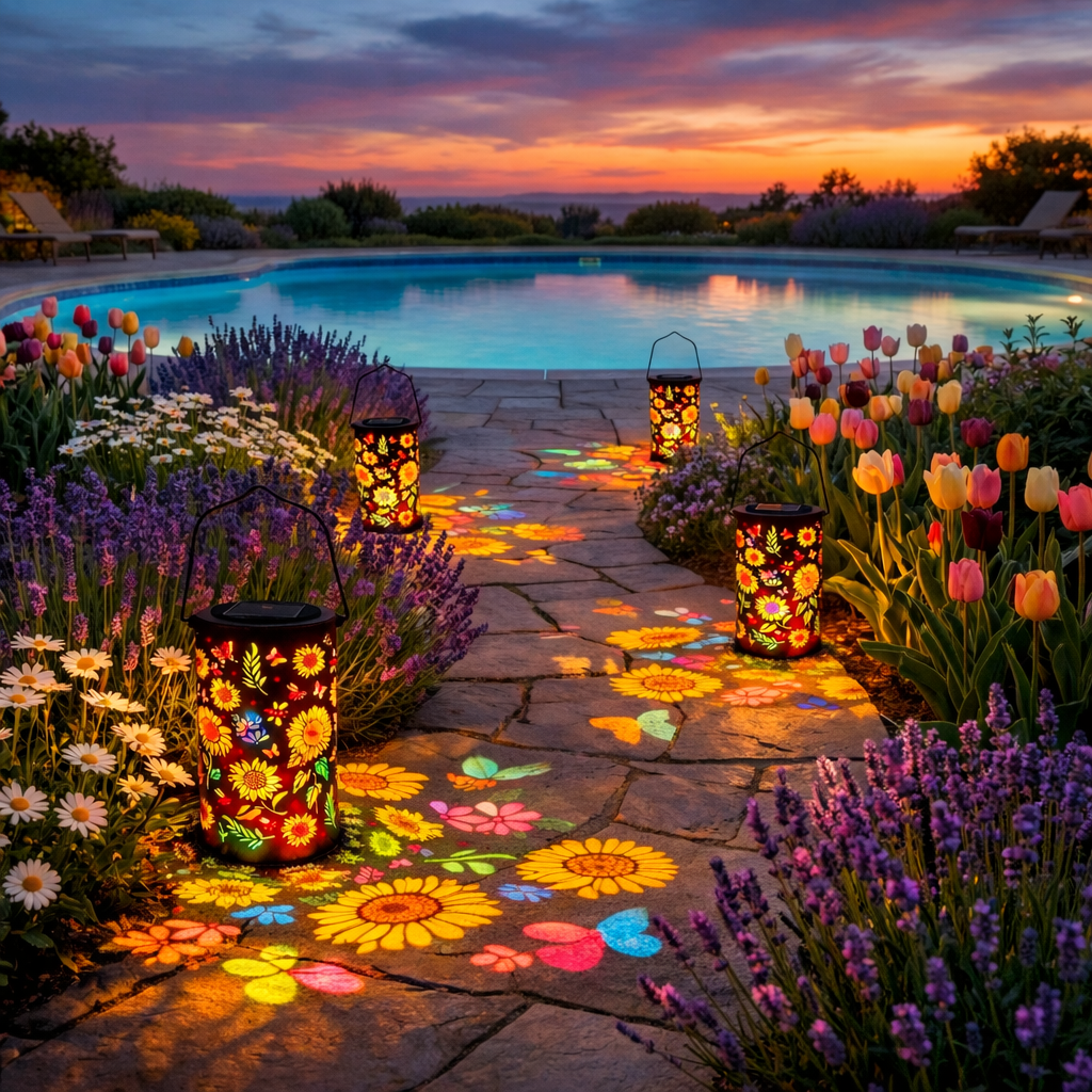 🌻Sunflower Garden Lantern — Let Your Garden Bloom After Dark🎉