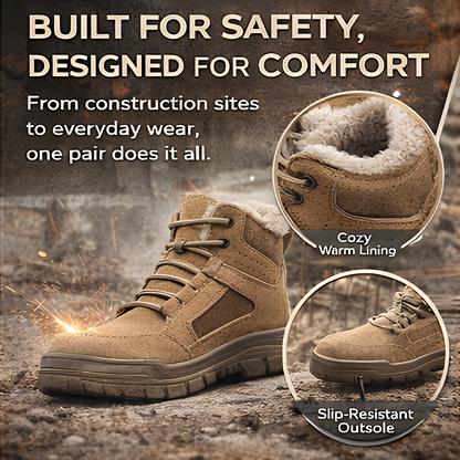 Men’s Comfortable Steel Toe Work Boots – Safe, Comfortable, Everyday Wear