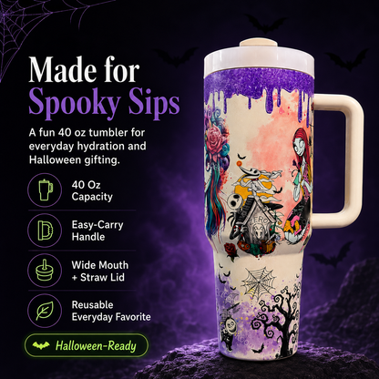 🎃👻 Last Day 50% OFF-💀Halloween skeleton Tumbler