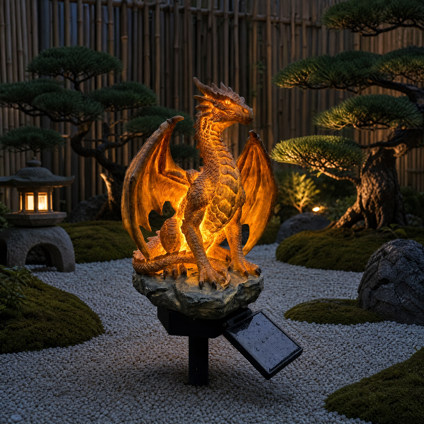 Golden Dragon Solar Light – 250th Anniversary Ember Edition for Yard & Garden 🏡🌿