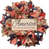 Patriotic Star Wreath* Style D