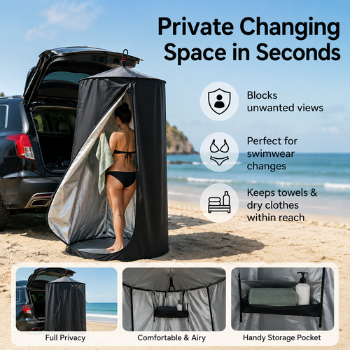 🎊 FREE SHIPPING🚙 Portable SUV Tailgate Changing Tent