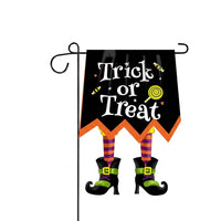 🍬 Trick or Treat Witch Legs Flag