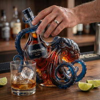 🐙The Black Spiced Rum 3D sculpted Octopus Collector's Edition Bottle