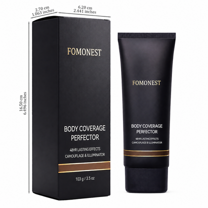 Waterproof & Sweatproof Full Coverage Body Tattoo Concealer | Instant Coverage, Limited Time: Free Concealer Brush Included