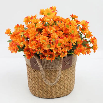 💥Last Day 70% OFF🌼- Artificial Outdoor Sunset Mums Flowers - UV resistant, Waterproof, Windproof