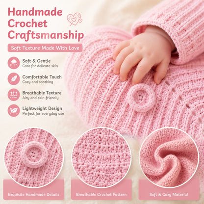 ⭐ Handmade Crochet Starfish Baby Swaddle Sleeping Bag — A Cozy Little Star Wrap For Your Newborn’s Sweetest Moments 🌙✨