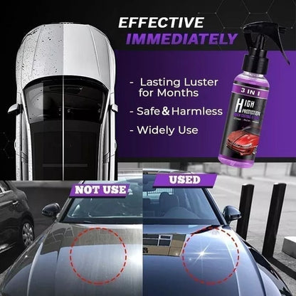 💥 3-in-1 Car Coating Spray | Wash, Restore & Shine – 🔥Buy More Save More
