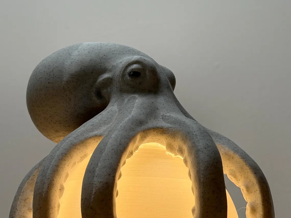 Octopus Ocean Decor Table Lamp