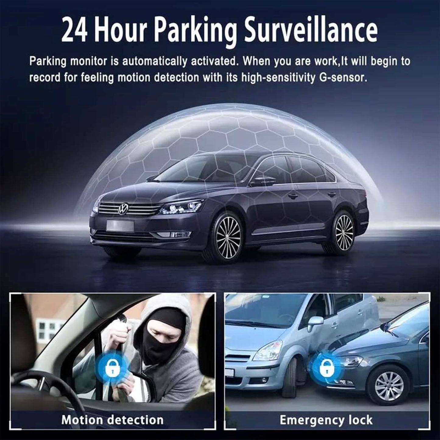 🚗360° Full View Car Dashcam System 🔥