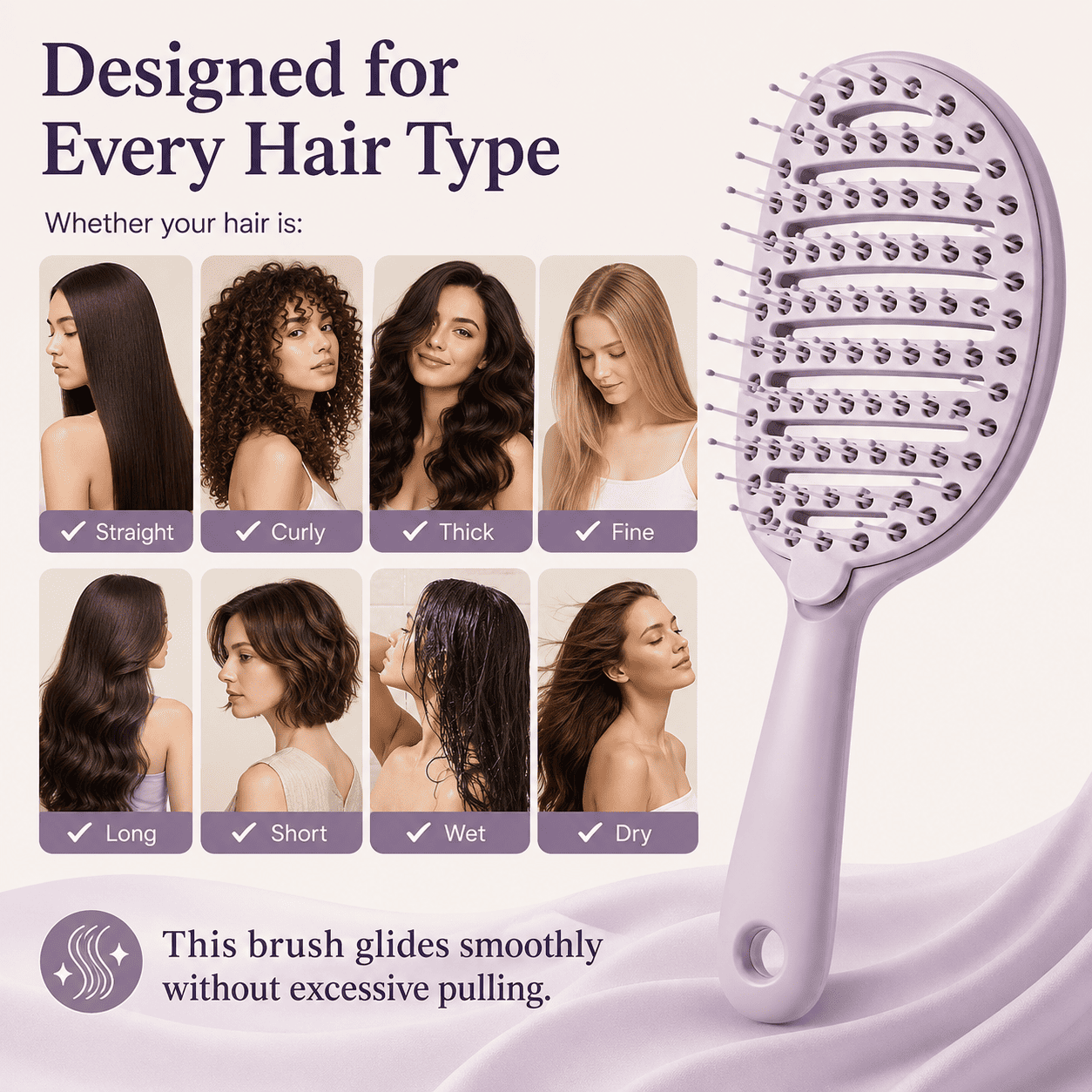 Stop Brushing Yesterday's Dirt Back Into Your Hair — Self-Cleaning Hair Brush