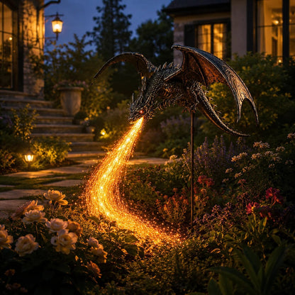 🔥LAST DAY 49% OFF - 🔥Solar Dragon Fire Garden Light