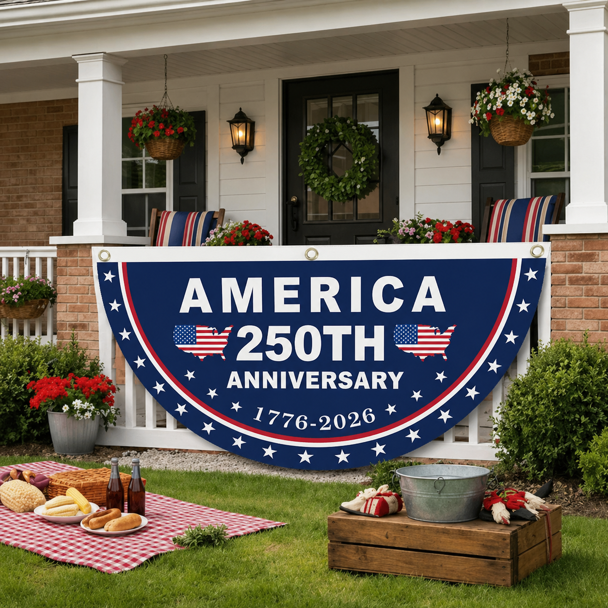 🇺🇸 America 250th Anniversary Fan Flag 🎇 🎉 Limited Edition 2026