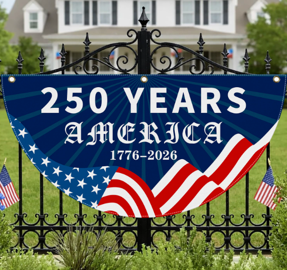 🇺🇸 America 250th Anniversary Fan Flag 🎇 🎉 Limited Edition 2026