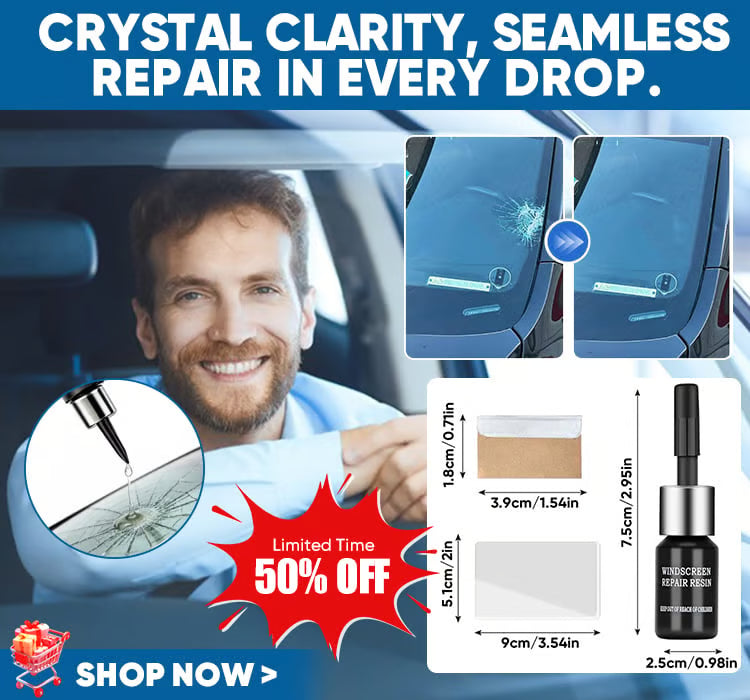 ⚡ Windshield Repair Resin — Clear Cracks Fast, Drive with Confidence