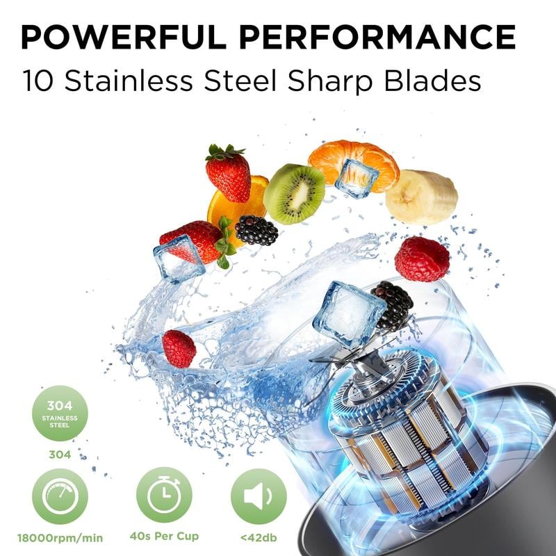 🏆 50K+ SOLD! – Almost Gone💥-✨ Portable Juicer Blender