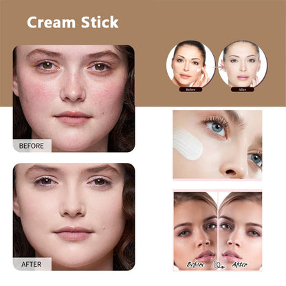 ⏰💕🌟Cream Stick V White Korean Color-Changing Foundation Stick