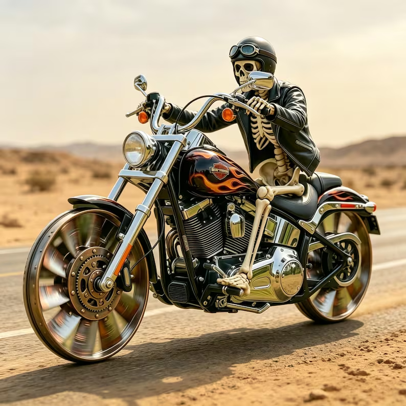 🔥Last Day Promo: 49% OFF 💀-Skull Motorcycle Windmill- 🏍️Buy 2 & Get FREE Shipping Today! 🚚