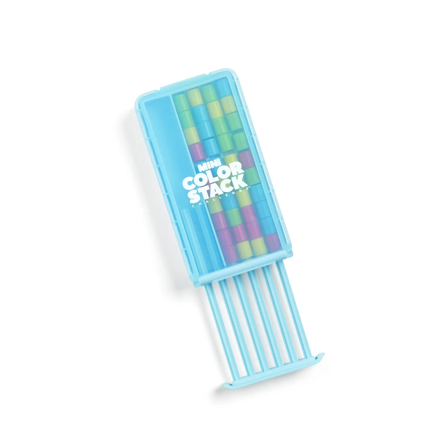 🌈 Mini Color Stack Challenge 🎯 – Portable Brain Teaser Travel Game with 40 Color Rings ✈️