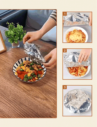 🔥 Aluminum Foil Insulated Food Cover | Keep Meals Warm for Hours!