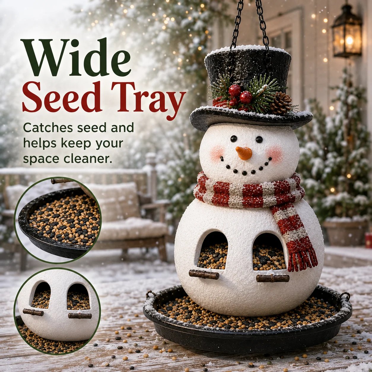 ⛄️🎁Christmas Bird Feeder Collection™ – Festive Hanging Garden Feeders for Wild Birds
