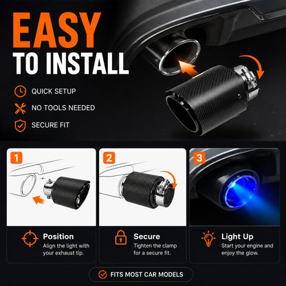 🔥 Last Day 49% OFF 🔥-fire-breathing illuminated Exhaust Pipe