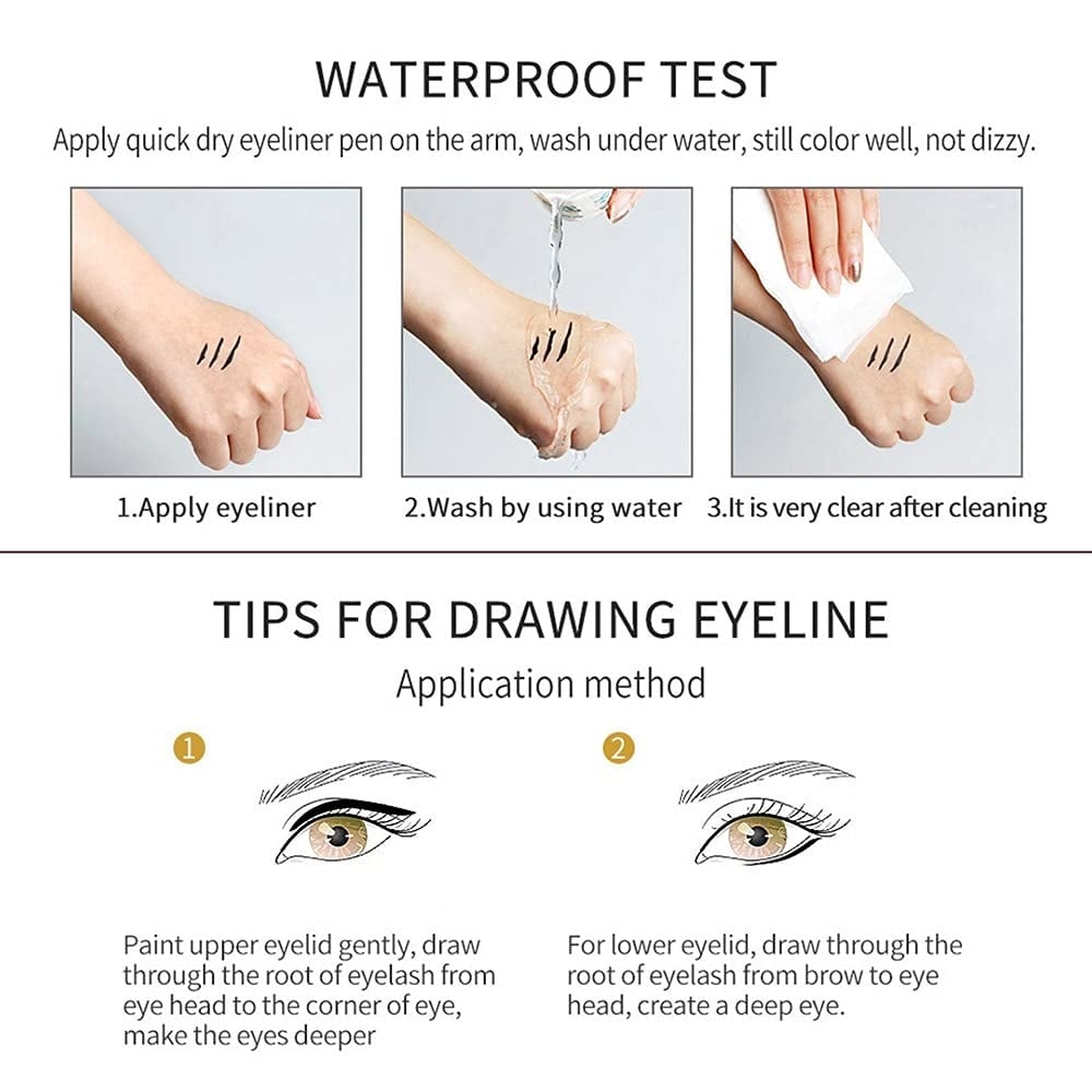 💧14-Pack Waterproof Colored Gel Eyeliner Pencil – Metallic & Shimmer Finishes, Smudge-Proof