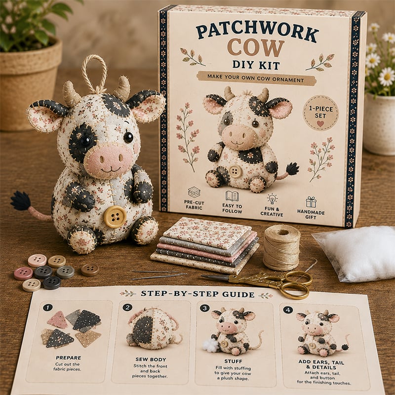 🧵🔥2026 Hot Sale DIY Patchwork Animal Kit – Create Your Own Adorable Animals