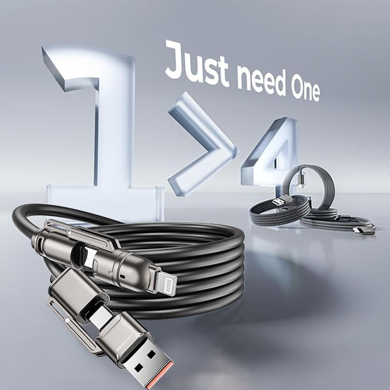 🔥 4-in-1 USB Charging Cable mFish fast charging 240W