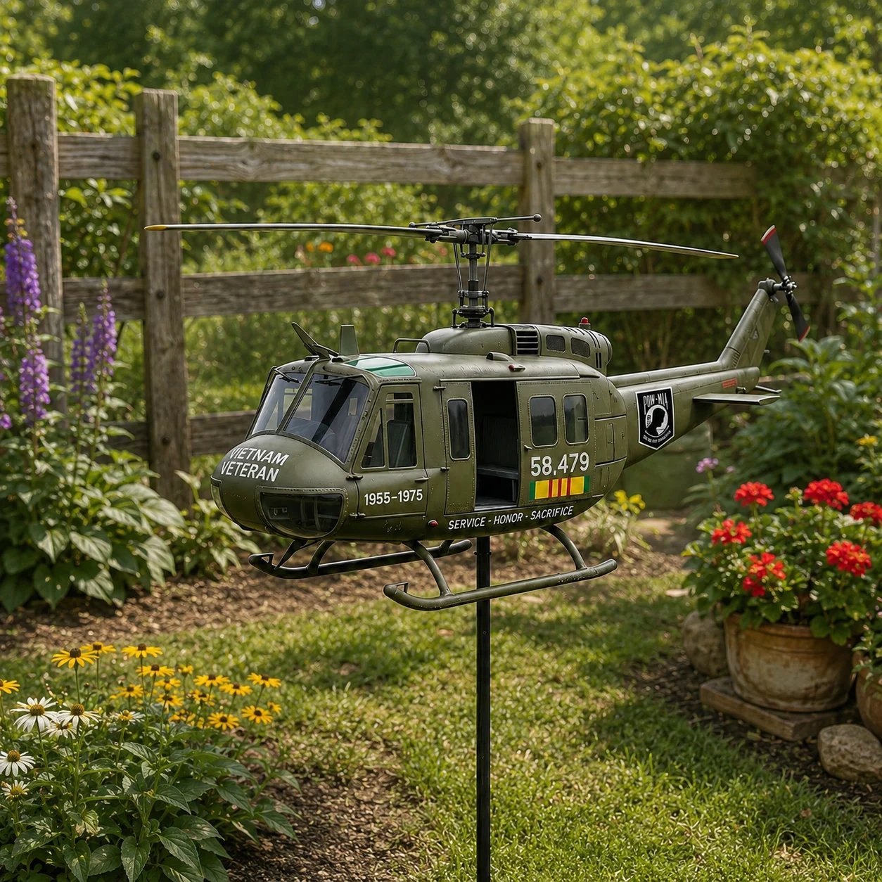 ✈️Last Day Promo: 49% OFF 🎖️-Vietnam Veteran UH-1 Helicopter Wind Spinner- ✈️Buy 2 Free Shipping Today!