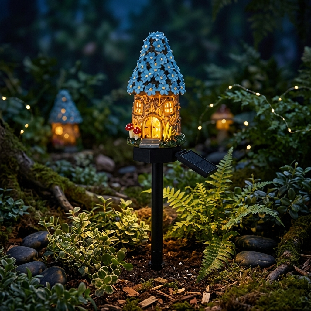 🔥Big Sale - 50% OFF🔥Solar Fairy-Tale Mushroom Cottage Garden Light – Magical LED Outdoor Decor for Gardens, Pathways & Cozy Backyard Spaces🍄