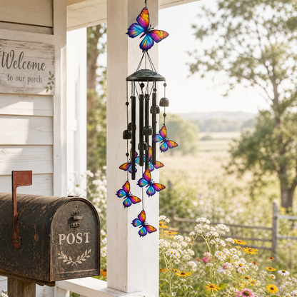 Cardinal Memorial Wind Chime Hanging Ornament for Garden and Patio