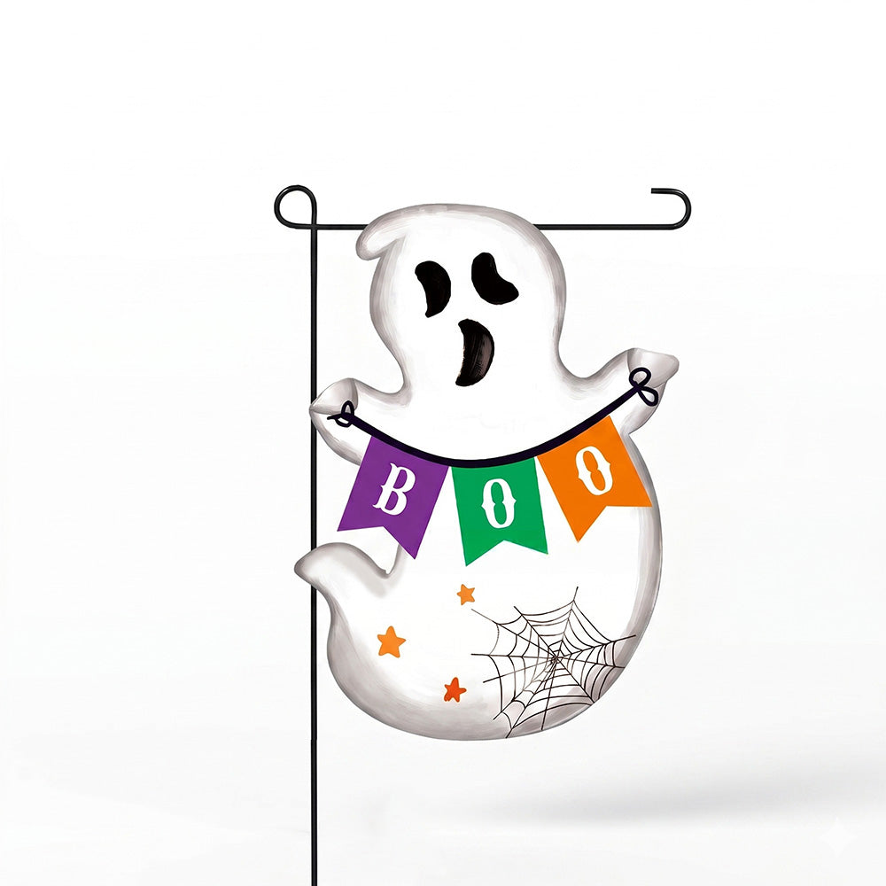 Light Up Your Yard This Halloween! Spooky Solar LED Garden Flags for Outdoor Decor