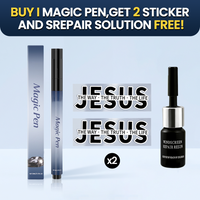 🔥🔥1 Magic Pen(2 Stickers Free)+Windshield Repair Fluid