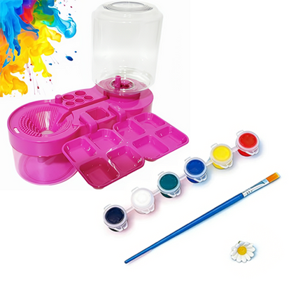 🔥🔥🔥Brush washing artifact Mess-free  🎨🎨🎨
