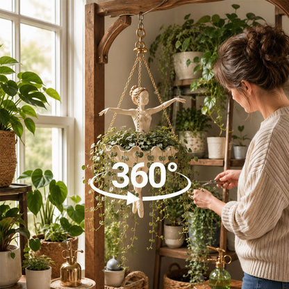 ⏰ LIMITED-TIME 59% OFF!🩰 Ballet Dancer Hanging Planter🌿