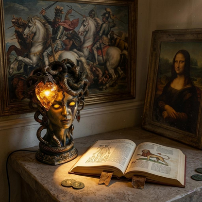 🐍 Medusa Handcrafted Gothic Table Lamp