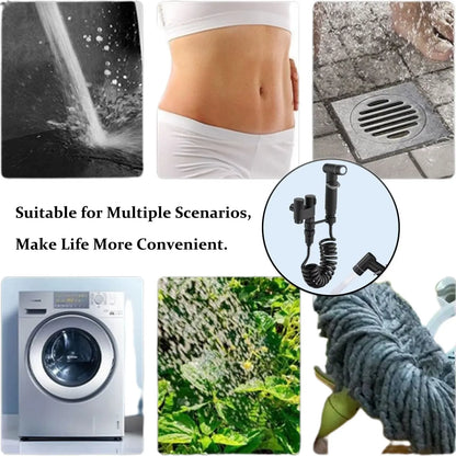 🔥Last Day 50% OFF🔥 1-In-2-Handheld Out Dual Control Valve Bidet Sprayer for Toilet