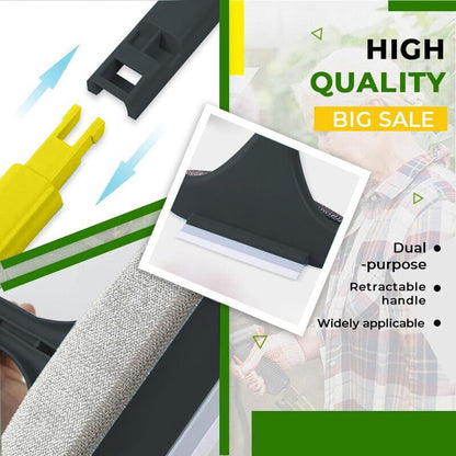 2-in-1 Multifunctional Mesh Screen & Window Cleaner Brush