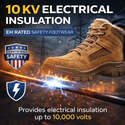 Men’s Comfortable Steel Toe Work Boots – Safe, Comfortable, Everyday Wear