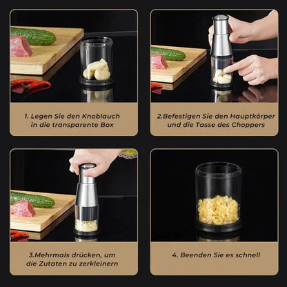 🧄Pressed Garlic Chopper+🎁FREE Squeeze Bottle — 🔥🔥Limited-Time Deal, Save Big Today!