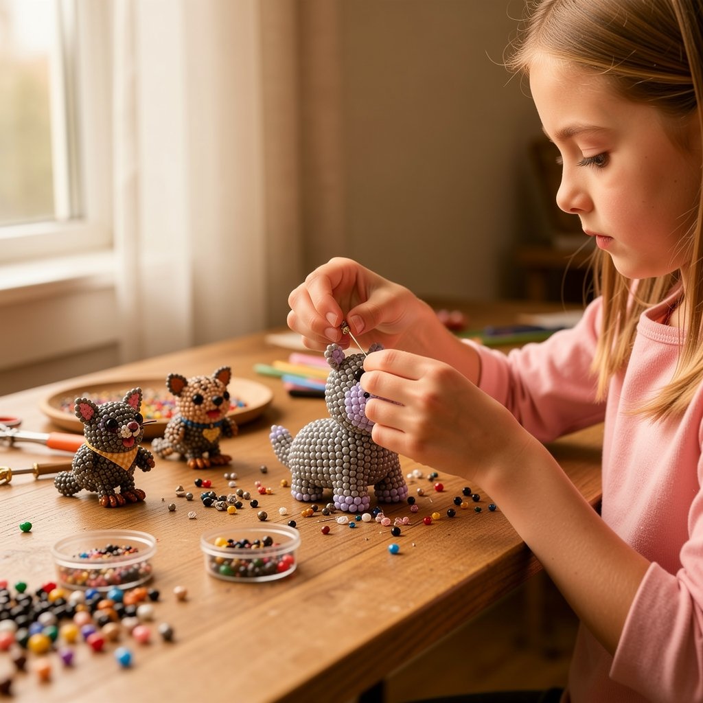 🔥2026 Hot Sale -🧵 3D Beaded Animal DIY Kit | Perfect Gift for Craft & Animal Lovers ✨