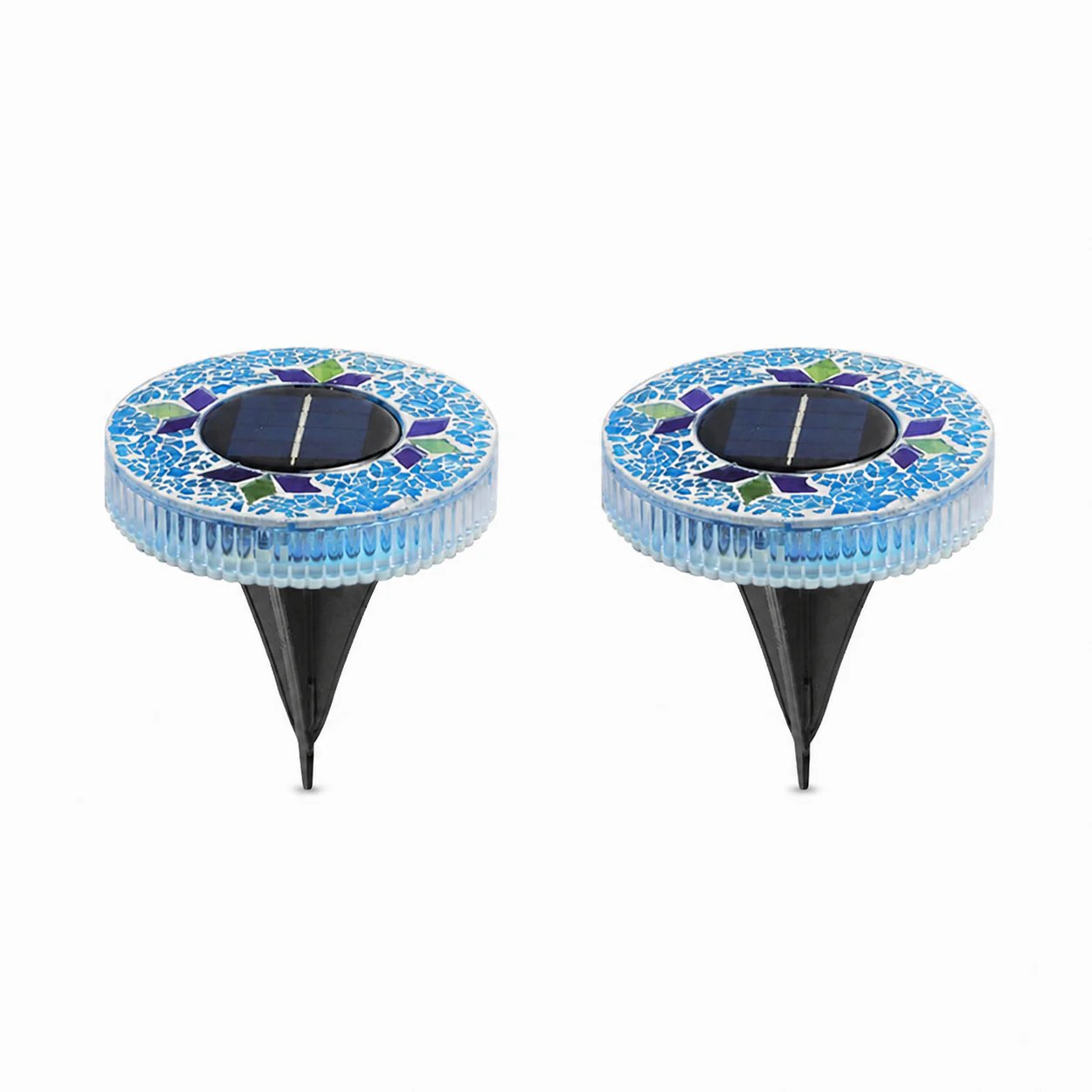 ⏰ Limited Time: 60% OFF!🛋️Solar Mosaic Lights – Waterproof LED Pathway Lights with Auto On/Off